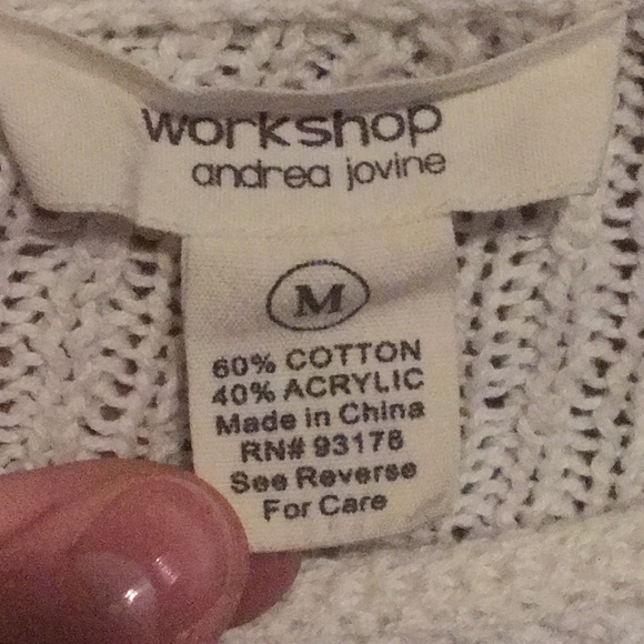 White Knit Sweater - Picture 3 of 3